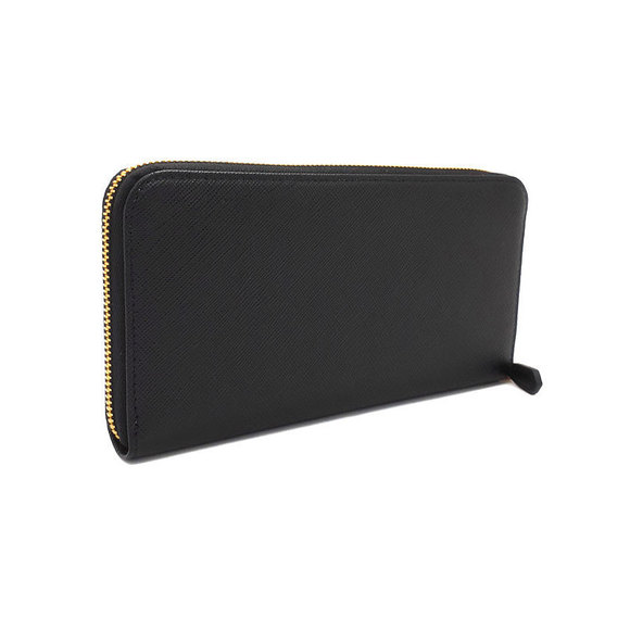 Prada Long Wallet Saffiano Triangle - Picture 1 of 5